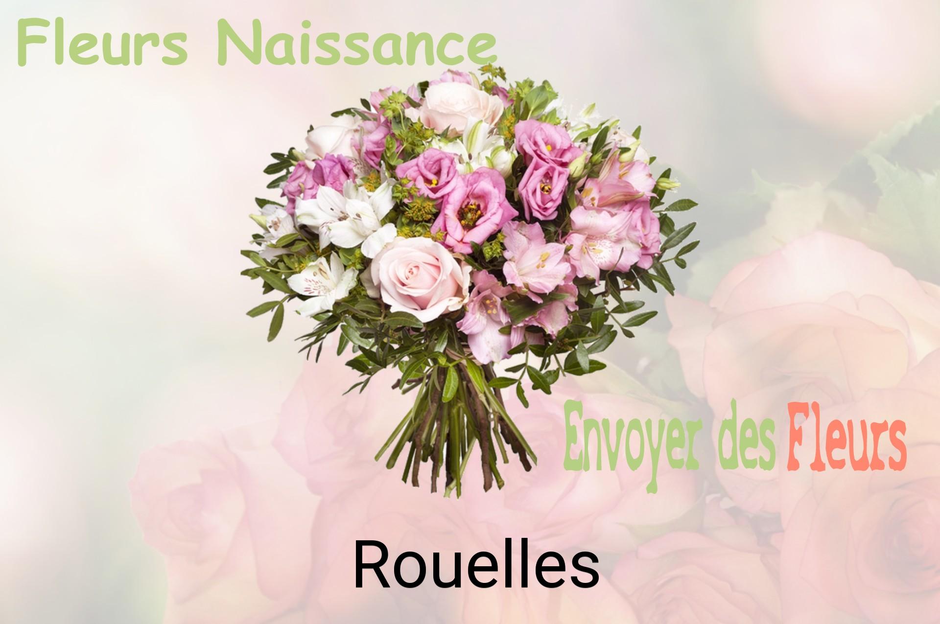 Bouquet de fleurs de naissance livré à Rouelles
